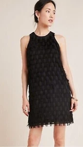 ANTHROPOLOGIE ROXIE MINI ABITO LBD NERO 20W - Foto 1 di 6