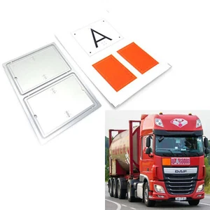 Für 1/14Traktor-Modellautos Europäische Spezialfracht Transport Metall Aufkleber - Bild 1 von 6