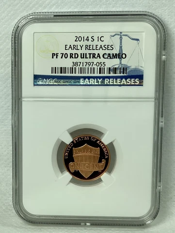 2014-S 1C LINCOLN SHIELD CENT NGC PF 70 RD ULTRA CAMEO  EARLY RELEASES Cover