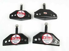 For Willys Jeep CJ 2A M38 A1 Front & Upper Shockers Mount Bracket 4 Pcs