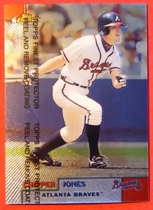 1999 Topps Finest Chipper Jones #16 (Braves) NM+ HOF - Foto 1 di 1