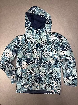 Columbia Omni-Heat Winter Insulated Green Patchwork Coat Size Youth Small - Image 1 of 4