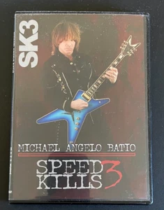 MICHAEL ANGELO BATIO Speed Kills 3 HANDSIGNIERT Metal Method DVD Nitro STEVE VAI - Bild 1 von 3