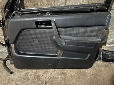 MERCEDES 190E DOOR CARD FRONT RIGHT BLACK W201 VERY RARE BABY BENZ Pre-facelift - Image 1 of 3
