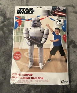 Star Wars Stormtrooper Giant Gliding 70" Jumbo Foil Balloon Party Decorations - Picture 1 of 6