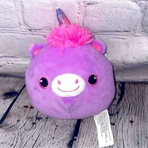 Squish peluche unicornio con pelo y cuerno multicolor - Imagen 1 de 4