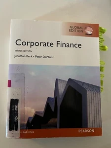 Corporate finance by Jonathan Berk and Peter DeMarzo (Third Edition) - Foto 1 di 3