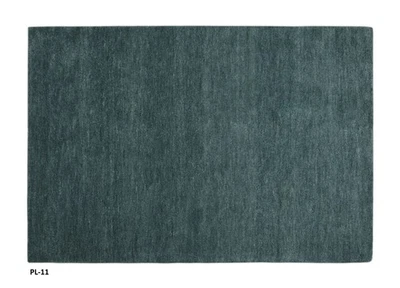 Gabbeh Teppich 100% Wolle Grau Uni Farbe 120x180 cm  Handgemacht PL11 - Bild 1 von 4