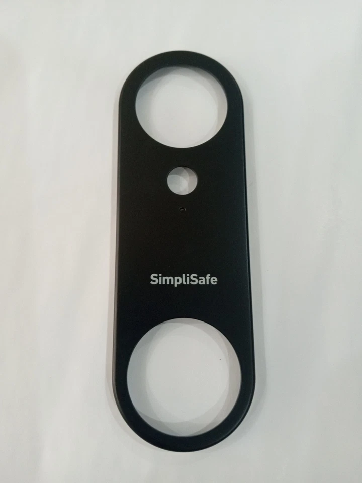 Timbre SIMPLISAFE placa frontal negra Foto 1 de 1