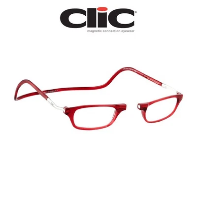 Gafas  de lectura Clic Classic XL Red Hoya Lens 100% Authentic Clic Products - Image 1 of 4