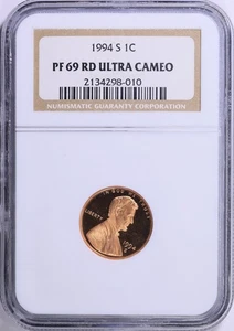 1994-S Lincoln Cent NGC Proof-69 RD UC - Picture 1 of 2