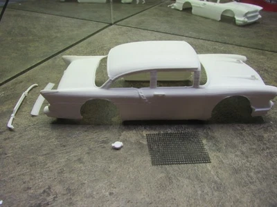 NEW 1/24 3D PRINTED 57 CHEVY 150 RACE SLOT CAR / MODEL BODY. FREE SHIPPING. - Image 1 of 2