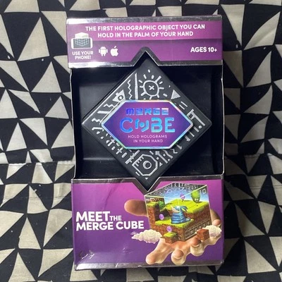 NEW NOS Merge Cube AR/VR Holographic Object Hold In Hands ARC-01 Android / Apple - Imagem 1 de 4