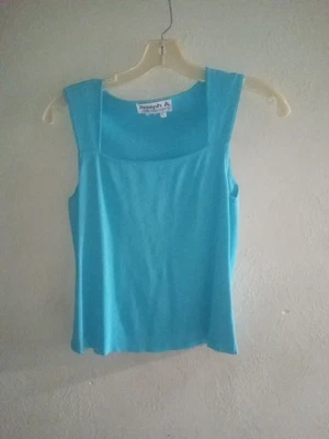 Винтажный, Joseph A женщин ребристый квадратный вырез Майка размер XL, эластичной - Изображение 1 из 4