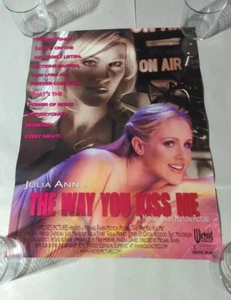 ERWACHSENE PROMO FILMPOSTER VINTAGE WICKED THE WAY YOU KISS ME JULIA ANN 15"X20" - Bild 1 von 4