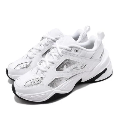 Nike Wmns M2K Tekno ESS Essential White Silver Women Running Shoes CJ9583-100 - Image 1 of 4