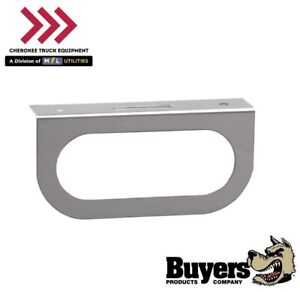 Buyers Products LB1SS, Single Oval Stainless Steel DOT Light Bracket