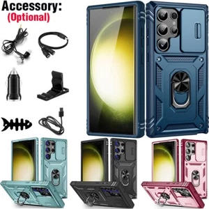 For Samsung Galaxy S23 Ultra S23+ Magnet Case Camera Lens Slide Cover Accessory - Picture 1 of 36