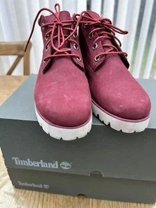 Timberland Mujer Borgoña Heritage Lite Nellie Chukka Botas de Entrenamiento Talla UK 5 - Imagen 1 de 8