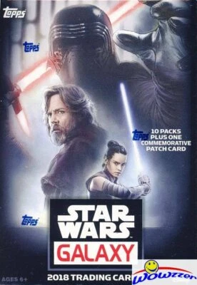 2018 Topps Star Wars Galaxy EXCLUSIVE Sealed Blaster Box- PATCH RELIC - Image 1 of 2