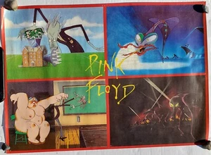 RARO Poster Vintage Pink Floyd The Wall Made in Gran Bretagna - Foto 1 di 12