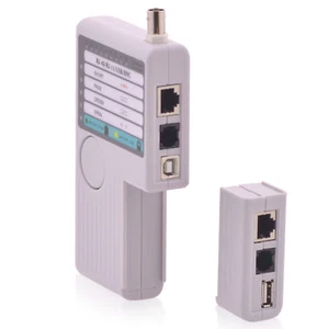Testeur de Réseau Testeur de Câble Pour USB, BNC, Lan, RJ11, RJ12 RJ45 Câble - Photo 1/9