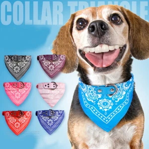 Verstellbar Haustier Hund Dreieckig Bandage Welpe Katze Druck Schal Halsband ( - Bild 1 von 19