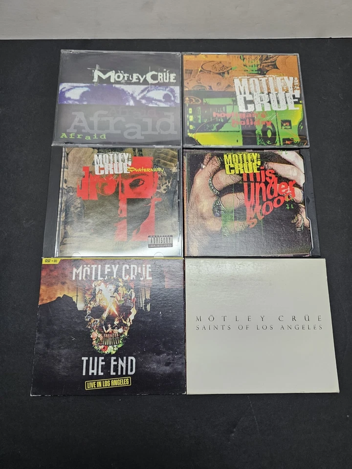 RARE Motley Crue CD Lot of 6 Near Mint with Cases See Description - Image 1 of 4