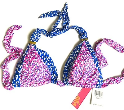  NUEVO CON ETIQUETAS $51.00 TRAJE DE BAÑO SOFIA BY VIX BIKINI TOP SUJETADOR ESTAMPADO ANIMAL TALLA S  Foto 1 de 4