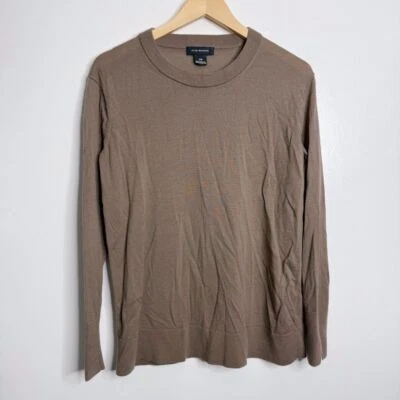 Club Monaco Men's 100% Wool Crewneck Pullover Sweater In Brown Size Large - Image 1 of 4