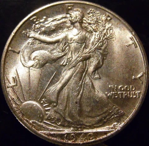 1940-P Walking Liberty Half Dollar Gem BU Uncirculated Cover