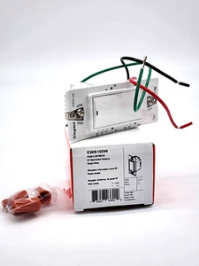 Interruptor de pared Legrand inalámbrico RF único relé blanco 120/277V sin neutro EWS100W - Imagen 1 de 4