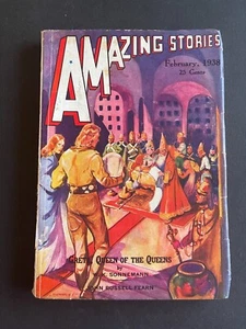 Amazing Stories Pulp Magazine - February, 1938 - VG/VG+ - Picture 1 of 3