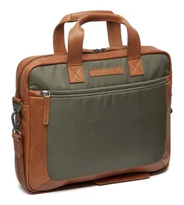The Chesterfield Brand Narvik Business Bag mallette sac Steel Green neuf - Photo 1/3
