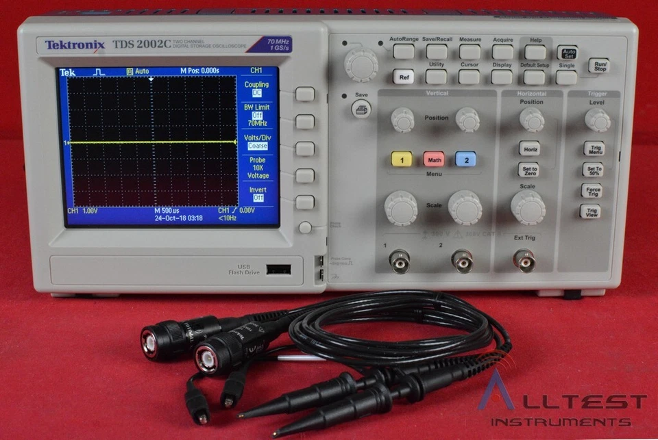 Tektronix TDS2002C Digital Storage Oscilloscope - Image 1 of 1