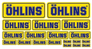 FE STICKER OHLINS MOTO DECAL AUFKLEBER SET KIT ADESIVI DECAL BIKE 19 pcs /926 - Picture 1 of 1