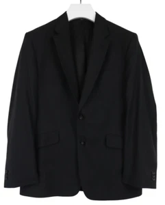 BANANA REPUBLIC Blazer Men's (UK) 42 Black Single-Breasted Pattern Linen Blend - Picture 1 of 13