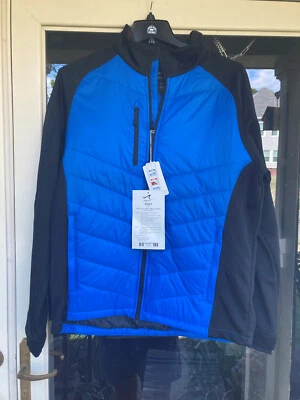 North End Blue Men's Insulated Bonded fleece Jacket Large New Wtags #88662 - Image 1 of 4
