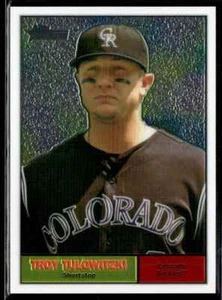 2010 Topps Heritage Chrome Troy Tulowitzki #303/1961 Colorado Rockies #C90 - Picture 1 of 2