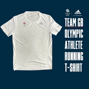 UNISEX ADIDAS TEAM GB TOKIO 2020 OLYMPISCHER ATHLET ENERGIE LAUFEN T-SHIRT 34/36 - Bild 1 von 4