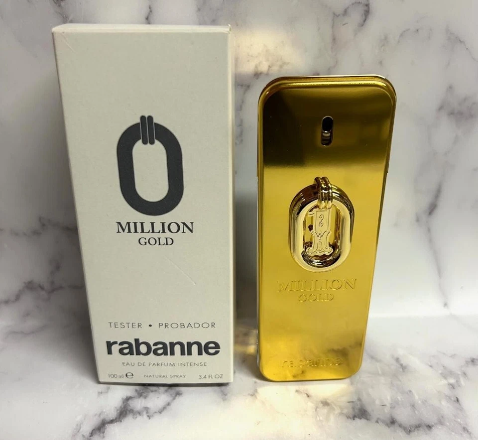Probador/en caja MILLION GOLD EAU De PARFUM INTENSO de Paco Rabanne 3,4 oz Foto 1 de 1