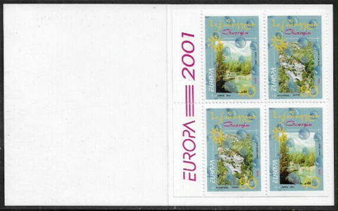 Georgia #271a MNH Complete Unfolded Booklet - Europa Cover