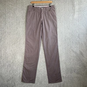Brioni Trousers Mens Size 50 W 34 Red Slim Straight Leg Denim Marmolada - Picture 1 of 14