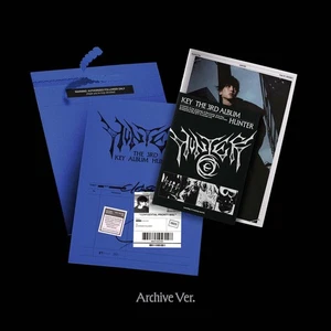 KEY SHINee 3rd Album [HUNTER] Archive Ver. CD+96p Book+P.Card+Post+F.Poster+Gift - Imagen 1 de 6