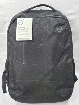 NEW With Tag Black Blue Dell Essential Backpack 15" Laptop Notebook Case Bag - Image 1 of 4