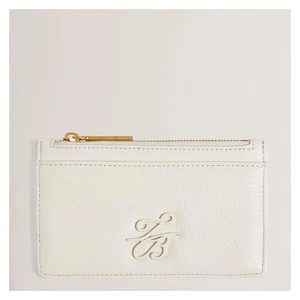 Ted Baker Ecru Marleah Zip Card Holder leather purse NEW WITH TAGS - Picture 1 of 5