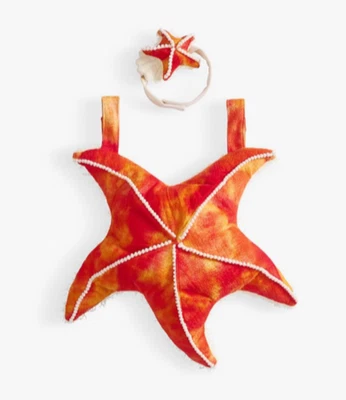 Portabebés Pottery Barn Niños Estrella de Mar Sirena Halloween Constume Accesorio Foto 1 de 4