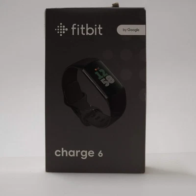 New Fitbit Charge 6 Fitness Tracker with GPS Black - Image 1 of 3