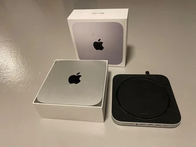 Apple Mac mini (1TB SSD, M1 8 Core, 16GB) - Silber + SATECHI USB-C Hub 2TB SSD - Bild 1 von 4