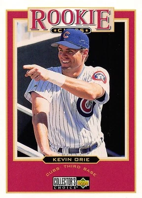 Kevin Orie 1997 Collector's Choice 460  Chicago Cubs Rookie Baseball Card - Image 1 of 2